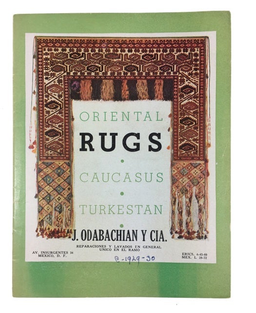 Item #90225 Oriental Rugs Caucasus Turkestan. J. Odabachian y. Cia.