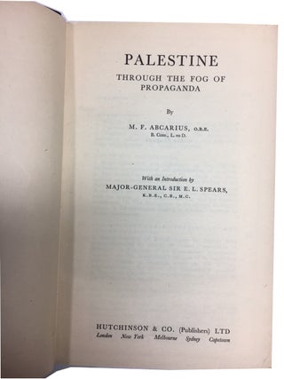 Palestine through the Fog of Propaganda