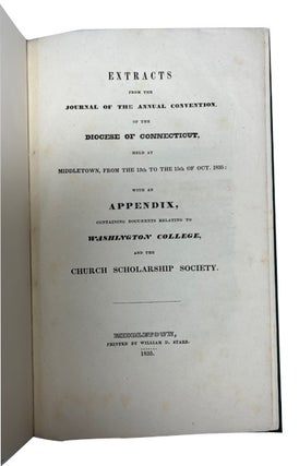 Item #90367 Extracts from the Journal of the Annual Convention, of the Diocese of Connecticut,...