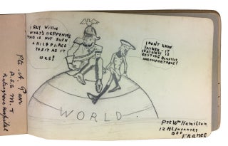 Autograph book of Nurse Freeman at No. 5 War Hospital Katesgrove, Reading. (English Nurse WWI)