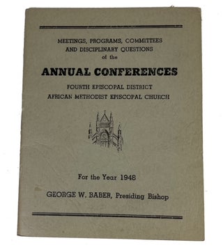 Item #90724 Meetings, Programmes, Committees, and Disciplinary Questions of the Annual...