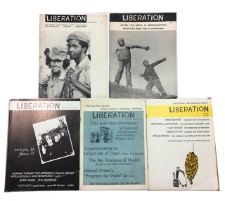 Item #90762 Liberation: An Independent Monthly. 5 issues: Vol. IX, No. 9 (Dec. 1964); Vol. XII,...