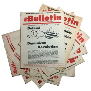 Item #90763 Bulletin of International Socialism, 7 fortnightly issues: Vol. 2, Nos. 9, 15, 17,...