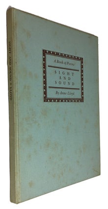 Item #90836 Sight and Sound: Poems. Anne Lloyd