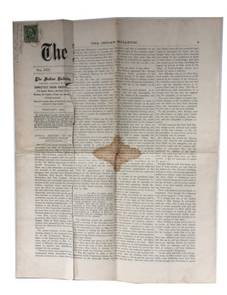 Item #91243 The Indian Bulletin, Vol. XIII, No. ??, (February, 1900