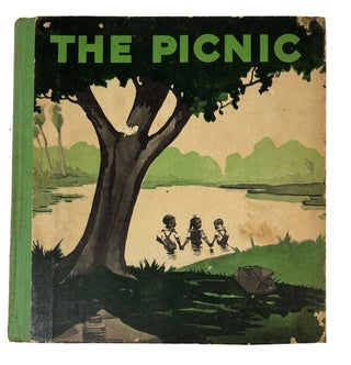 Item #91248 The Picnic. Good Things to Eat! Fun in the Creek! A Ride in a Wagon and the Doctor's...