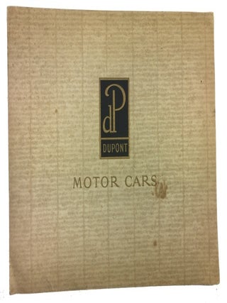 Item #91302 Du Pont Motor Cars. Inc Du Pont Motors