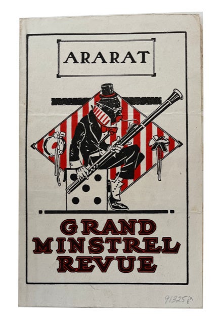Item #91325 Ararat Grand Minstrel Review. [cover title]. Ararat Temple Ancient Arabic Order of the Nobles of the Mystic Shrine for North America, Mo. Kansas City, Shriners.
