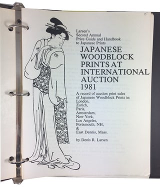 Item #91409 Japanese Woodblock Prints at International Auction 1981: A Record of Auction Sales of...