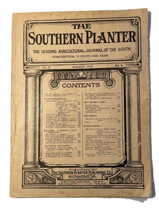Item #91471 The Southern Planter, Vol. 74, No. 8. (August, 1913
