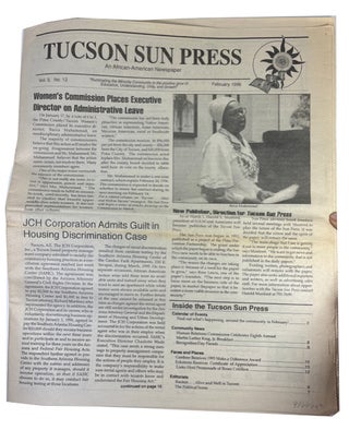 Item #91666 Tucson Sun Press: An African-American Newspaper, Vol. 3, No. 12 (February 1996