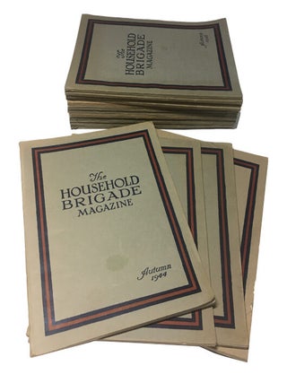 Item #91712 The Household Brigade Magazine. 16 quarterly issues; Autumn and Winter 1944; Summer...