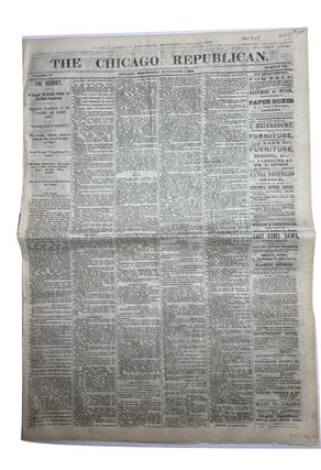 The Chicago Republican, Two consecutive issues just after the 1868 Presidential election: Volume IV, Numbers 136 and 137 (November 4th and 5th, 1868)