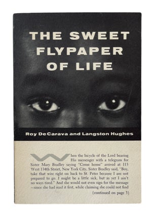 Item #91889 The Sweet Flypaper of Life. Langston Hughes, Roy DeCarava, text, photos