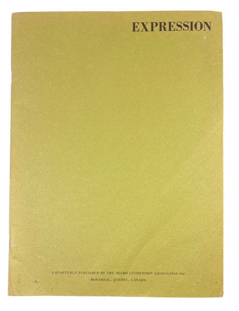 Item #91989 Expression, Volume 1, No. 1, February 1965.