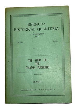 Item #92010 Bermuda Historical Quarterly, Spring Quarter, 1955 (Vol. 12, No. 1