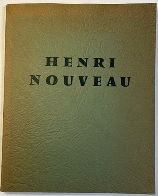 Item #92018 Henri Nouveau