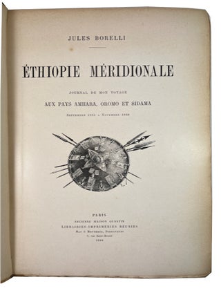 Ethiopie Meridionale: Journal de Mon Voyage aux Pays Amhara, Oromo et Sidama Septembre 1885 a Novembre 1888