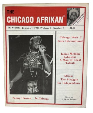 Item #92072 The Chicago Afrikan, Volume 1, No. 6 (June/July, 1984