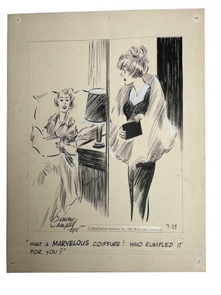 Item #92399 "What A Marvelous Coiffure! Who Rumpled It For You?" Simms Campbell, lmer