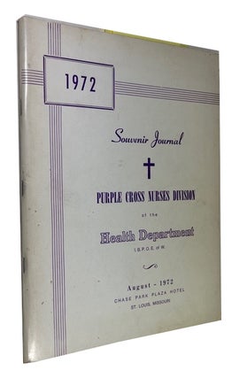 Item #92551 1972 Souvenir Journal Purple Cross Nurses Division ... August - 1972 Chase Park Plaza...