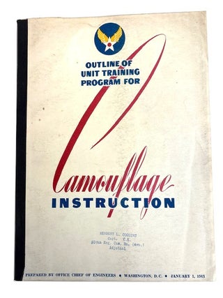 Item #92659 Outline of Unit Training Program for Camouflage Training Prepared for the Army Air...