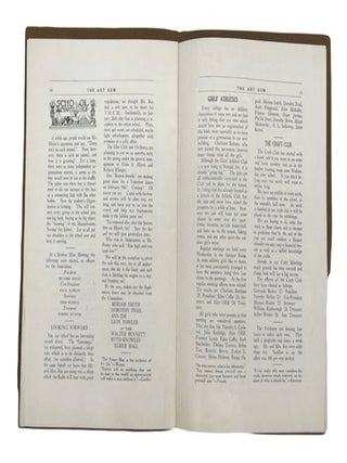 The Artgum. Nine issues: Vol. 1, Nos. 2, 4 and 5 (January, April and May, 1923); Vol. II, Nos. 1, 3-7 (November, 1923 and January-May, 1924)