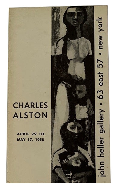 Item #92687 Charles Alston April 29 to May 17, 1958, Charles *Alston.