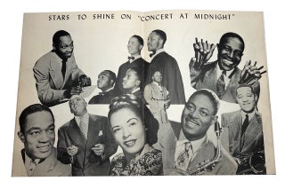 Pittsburgh Courier Proudly Presents It's Third Annual "Concert at Midnight" Featuring Winners in The Courier 6th Annual Theatrical Poll, Souvenir Program Carnegie Hall - New York City Saturday April 9 1949.
