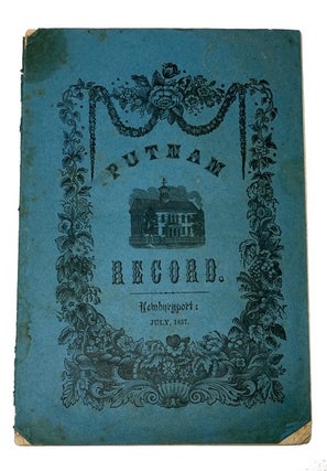 Item #92828 The Putnam Record, Vol. 1, No. 3 (July, 1857