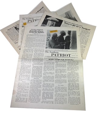 Item #92831 The Southern Patriot. Five issues: Vol. 22, No. 9 (November, 1964); Vol. 24, No. 8...