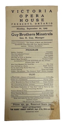 Six (6) Guy Brothers Ministrel items