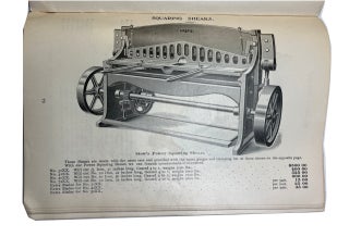 1800[-]1900 Centennial Edition (Second Edition). Tinsmiths' Tools and Machine of the Highest Grade of Excellence Manufactured by the Peck, Stow and Wilcox Co.