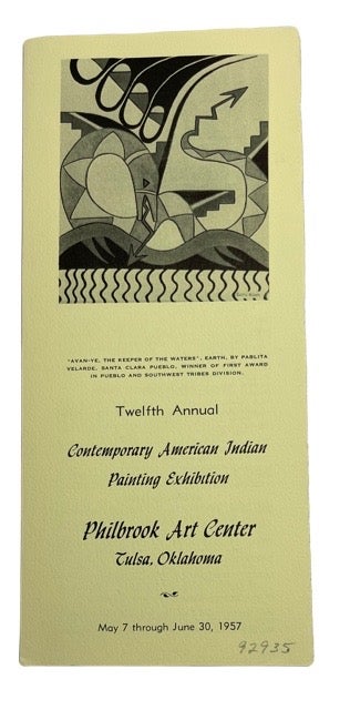 Item #92935 12th Annual Contemporary American Indian Painting Exhibition May 6 through May 29, 1958. (Cover title)