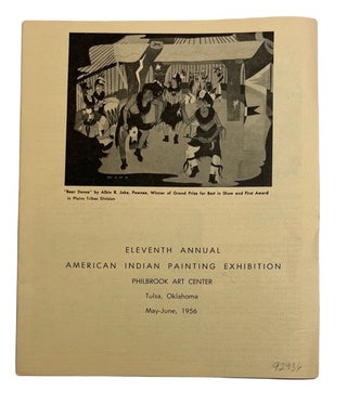 Item #92936 11th Annual American Indian Painting Exhibition May - June,1956. (Cover title