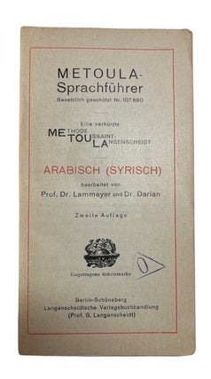 Item #93019 Arabisch (Syrisch). Josef Lammeyer, Ludwig Darian