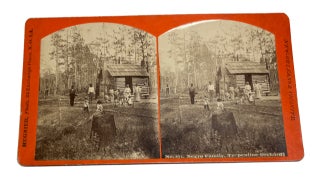 Item #93167 No. 271. Negro Family, Turpentine Orchard. Stereo Card
