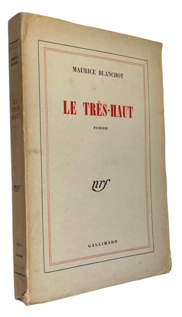 Item #93300 Le Tres-Haut. Maurice Blanchot.