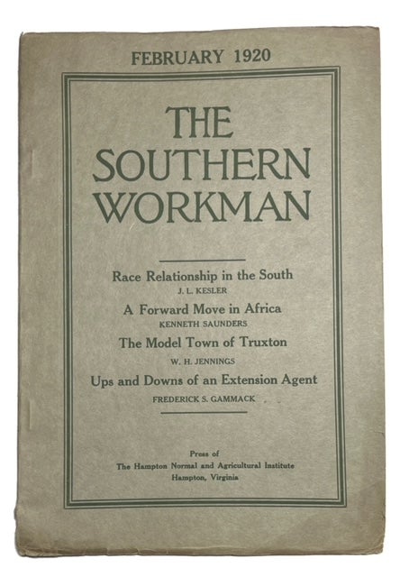 Item #93363 The Southern Workman, Vol. XLIX, No. 2 (February, 1920)