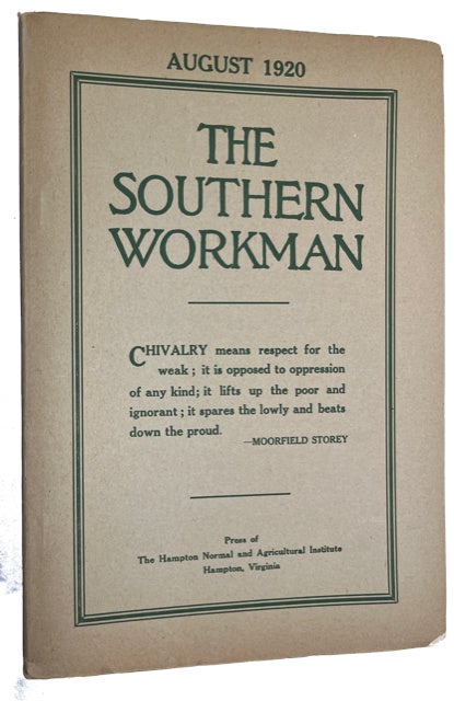 Item #93402 The Southern Workman, Vol. XLIX, No. 8 (August, 1920)