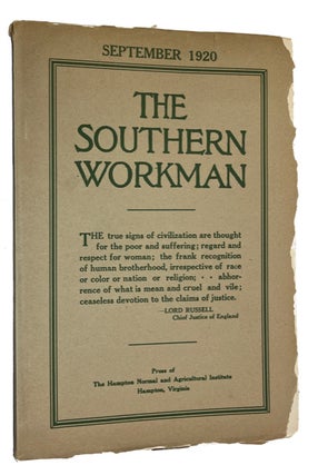 Item #93403 The Southern Workman, Vol. XLIX, No. 9 (September, 1920