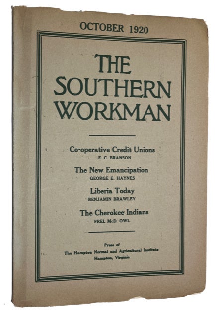 Item #93404 The Southern Workman, Vol. XLIX, No. 10 (October, 1920)