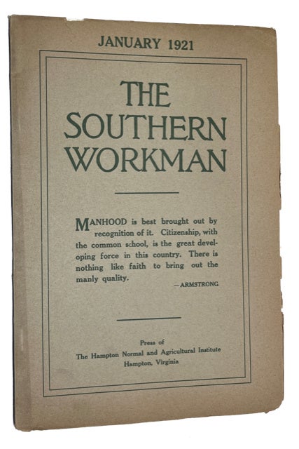 Item #93406 The Southern Workman, Vol. L, No. 1 (January, 1921)