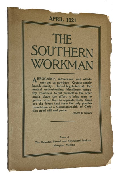 Item #93409 The Southern Workman, Vol. L, No. 4 (April, 1921)