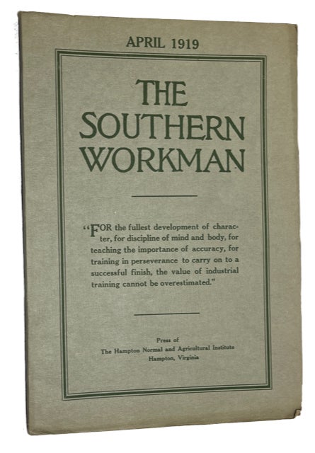 Item #93413 The Southern Workman, Vol. XLVIII, No. 4 (April, 1919)