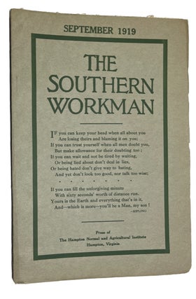 Item #93417 The Southern Workman, Vol. XLVIII, No. 9 (September, 1919