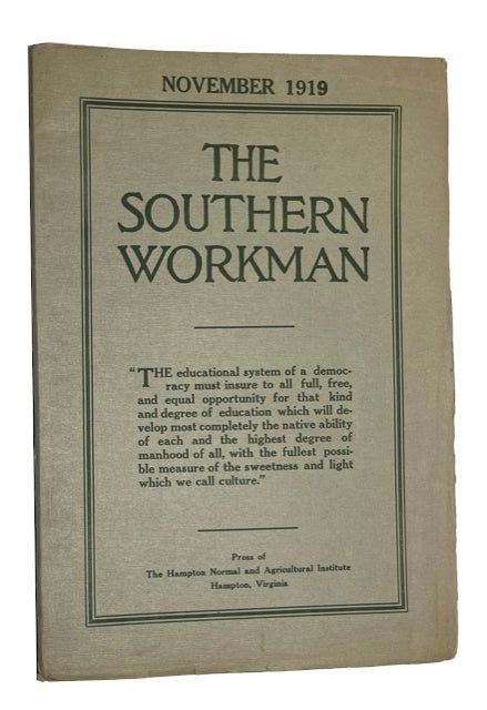 Item #93419 The Southern Workman, Vol. XLVIII, No. 11 (November, 1919)