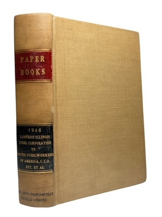 Item #93520 Sitting in Equity. April Term, 1946. No. 1194-B. Carnegie-Illinois Steel Corporation,...