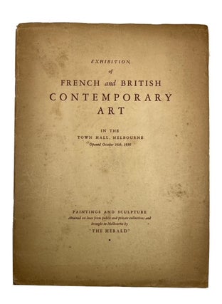 Item #93683 Exhibition of French and British Contemporary Art: The French Section of this...
