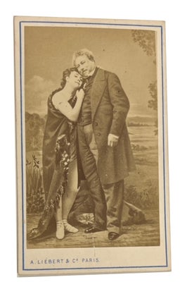 Item #94062 Alexandre Dumas, 1802-1870, and Adah Isaacs Menken, 1835-1868. [our title]. Photograph